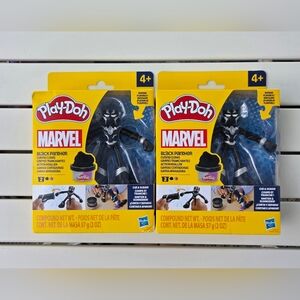 Play-Doh Marvel Black Panther Cutting Claws Action Figure Super Hero Toy 2 Pack